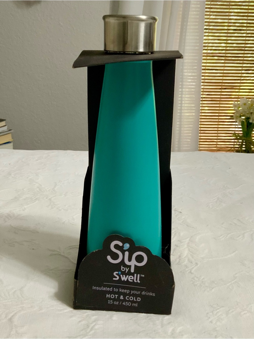 Sip by S'well Insulated Bottle, Jelly Bean Green NWT